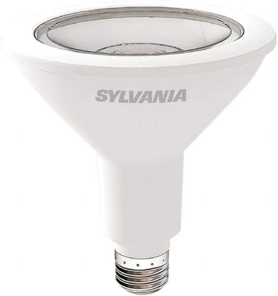 SYLVANIA - 13 Watt LED Flood/Spot Medium Screw Lamp - 3,000°K Color Temp, 1050 Lumens, Shatter Resistant, PAR38, 25,000 hr Avg Life - Best Tool & Supply