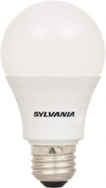 SYLVANIA - 14 Watt LED Residential/Office Medium Screw Lamp - 2,700°K Color Temp, 1,500 Lumens, Shatter Resistant, A19, 11,000 hr Avg Life - Best Tool & Supply