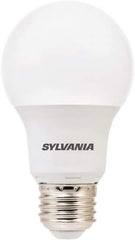 SYLVANIA - 8 Watt LED Residential/Office Medium Screw Lamp - 5,000°K Color Temp, 800 Lumens, Shatter Resistant, A19, 11,000 hr Avg Life - Best Tool & Supply