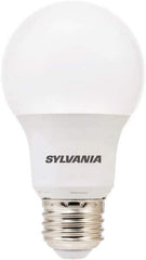 SYLVANIA - 6 Watt LED Residential/Office Medium Screw Lamp - 2,700°K Color Temp, 450 Lumens, Shatter Resistant, A19, 11,000 hr Avg Life - Best Tool & Supply