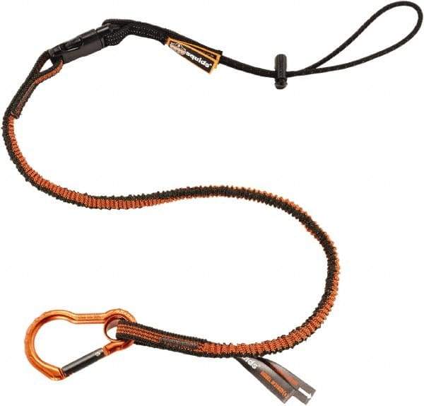 Ergodyne - 70" Tool Lanyard - Carabiner Connection, Orange - Best Tool & Supply