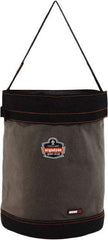 Ergodyne - 1 Pocket Gray & Black Canvas Tool Bucket - 16" Wide x 16" Deep x 20" High - Best Tool & Supply