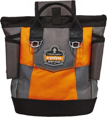 Ergodyne - General Purpose Holster with 1 Pocket - Ballistic Polyester, Orange, 11-1/2" Wide x 10" High x 6" Deep - Best Tool & Supply