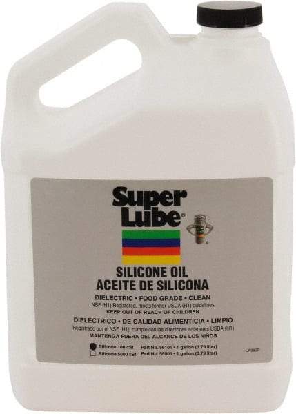 Synco Chemical - 1 Gal Bottle Synthetic Machine Oil - -50 to 200°F, SAE 80W, ISO 100, 100 cSt at 25°C, Food Grade - Best Tool & Supply