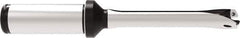 Allied Machine and Engineering - Series 13, 13 to 13.99mm Diam, 3/4" Diam Straight Shank with Flange, Straight Flute Spade Drill - 1-61/93" Max Depth, 4-43/51" OAL, Standard Length, Through Coolant - Best Tool & Supply