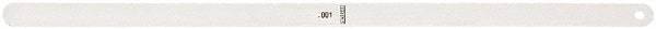 Starrett - Feeler Gages   Thickness (Decimal Inch): 0.0010    Leaf Length (Inch): 12 - Best Tool & Supply