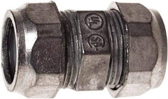 Hubbell-Raco - 2" Trade, Die Cast Zinc Compression Straight EMT Conduit Coupling - Best Tool & Supply