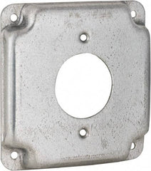 Hubbell-Raco - Electrical Outlet Box Steel Cover - Includes Mounting Hardware - Best Tool & Supply