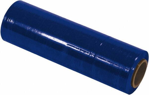 Made in USA - 18" x 1,500' 80 Gauge Blue Cast Hand Stretch Film - Best Tool & Supply