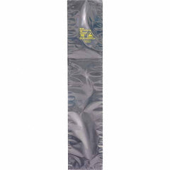 Made in USA - 24" Long x 10" Wide, 3.1 mil Thick, Open Top Static Shield Bag - Transparent, Metal-In, Standard Grade - Best Tool & Supply