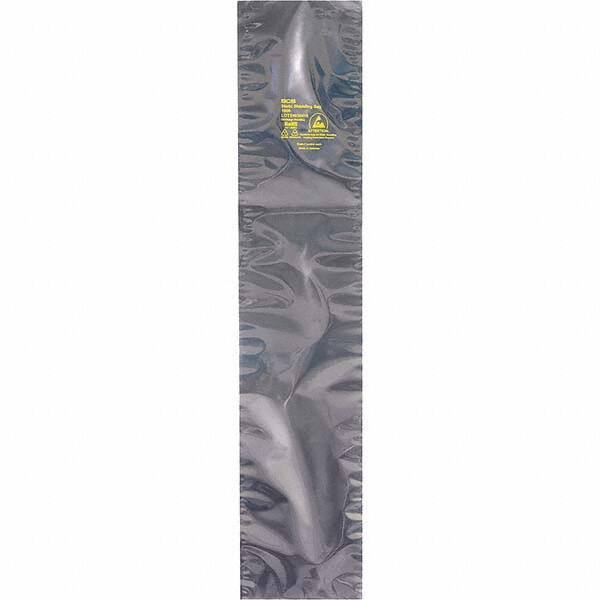 Made in USA - 30" Long x 12" Wide, 3.1 mil Thick, Open Top Static Shield Bag - Transparent, Metal-In, Standard Grade - Best Tool & Supply