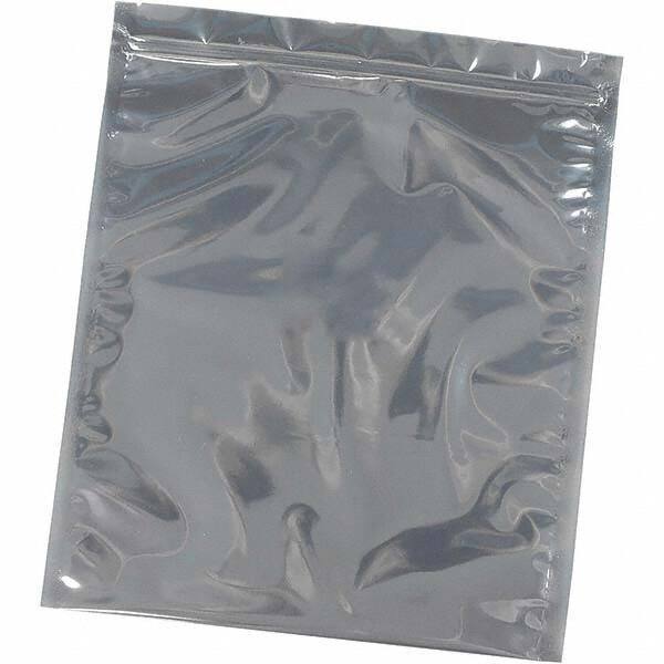 Made in USA - 6" Long x 4" Wide, 3 mil Thick, Self Seal Recloseable Zip Top Static Protection Bag - Transparent, Standard Grade - Best Tool & Supply