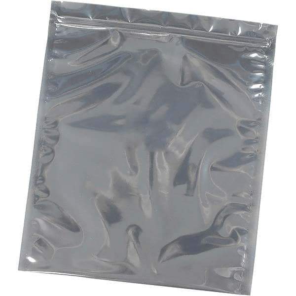 Made in USA - 5" Long x 3" Wide, 3 mil Thick, Self Seal Recloseable Zip Top Static Protection Bag - Transparent, Standard Grade - Best Tool & Supply