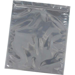 Made in USA - 8" Long x 5" Wide, 3 mil Thick, Self Seal Recloseable Zip Top Static Protection Bag - Transparent, Standard Grade - Best Tool & Supply