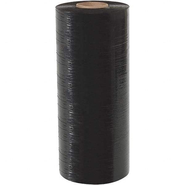 Made in USA - 20" x 5,000' 80 Gauge Black Blown Machine Stretch Film - Best Tool & Supply