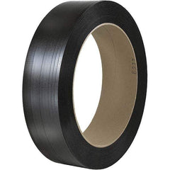 Made in USA - 8,000' Long x 1/2" Wide, Coil Case Polypropylene Strapping - 500 Lb Capacity, 0.022" Thick - Best Tool & Supply