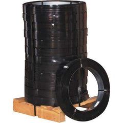 Made in USA - 3,930' Long x 1/2" Wide, Oscillated Coil Steel Strapping - 860 Lb Capacity, 0.015" Thick - Best Tool & Supply