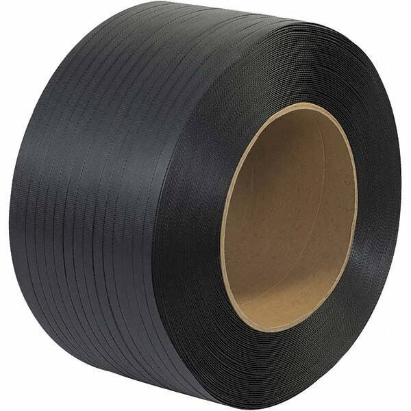 Made in USA - 6,600' Long x 1/2" Wide, Coil Case Polypropylene Strapping - 500 Lb Capacity, 0.026" Thick - Best Tool & Supply