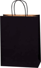 Made in USA - Kraft Grocery Bag - 10 x 5 x 13, Black - Best Tool & Supply