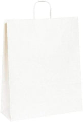 Made in USA - Kraft Grocery Bag - 16 x 6 x 19-1/4, White - Best Tool & Supply