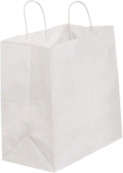 Made in USA - Kraft Grocery Bag - 13 x 7 x 13, White - Best Tool & Supply