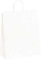 Made in USA - Kraft Grocery Bag - 13 x 6 x 15-3/4, White - Best Tool & Supply