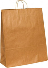 Made in USA - Kraft Grocery Bag - 16 x 6 x 19-1/4, Kraft - Best Tool & Supply