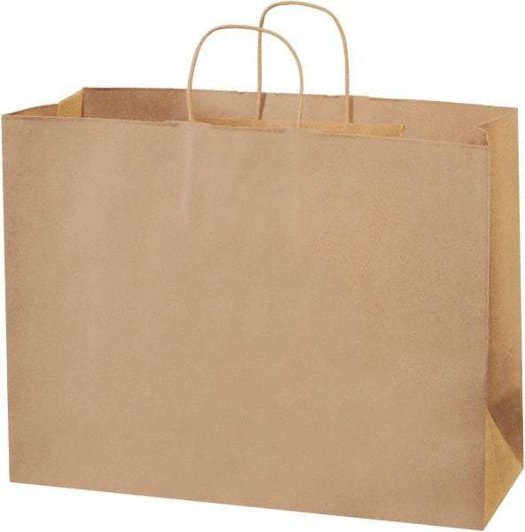 Made in USA - Kraft Grocery Bag - 16 x 6 x 12, Kraft - Best Tool & Supply