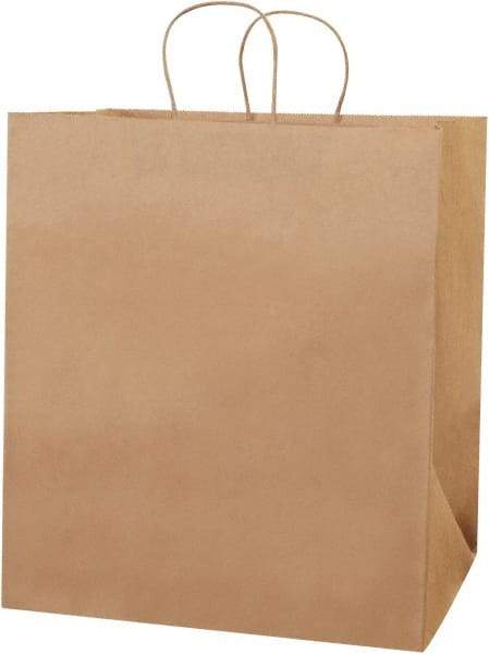 Made in USA - Kraft Grocery Bag - 14 x 10 x 15-1/2, Kraft - Best Tool & Supply