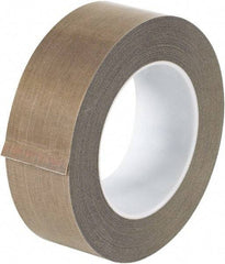 Made in USA - 18 Yd Long x 1-1/2" Wide, Brown Silicone PTFE Tape - 3 mil Thick - Best Tool & Supply