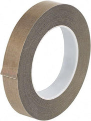 Made in USA - 36 Yd Long x 3/4" Wide, Brown Silicone PTFE Tape - 3 mil Thick - Best Tool & Supply