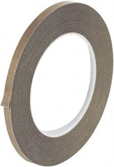 Made in USA - 18 Yd Long x 1/4" Wide, Brown Silicone PTFE Tape - 3 mil Thick - Best Tool & Supply