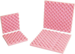 Made in USA - 12" Long x 12" Wide, Antistatic Convoluted Foam Set - Pink, Standard Grade - Best Tool & Supply