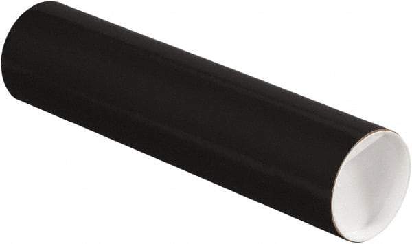 Made in USA - 3" Diam x 12" Long Round Colored Mailing Tubes - 1 Wall, Black - Best Tool & Supply