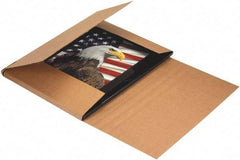 Made in USA - 24" Wide x 24" Long x 6" High Rectangle Crush Proof Mailers - 1 Wall, Kraft (Color) - Best Tool & Supply