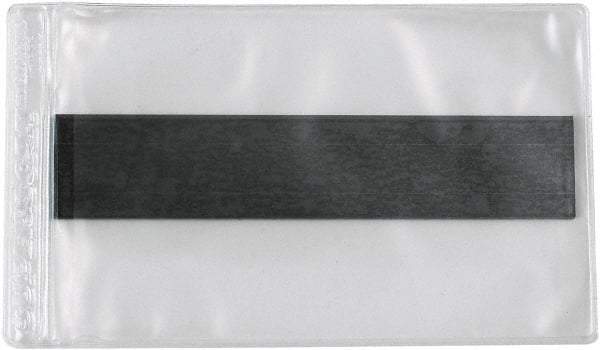 Superscan - 50 Piece Clear Magnetic Vinyl Envelope - 2" High x 3-1/2" Wide - Best Tool & Supply