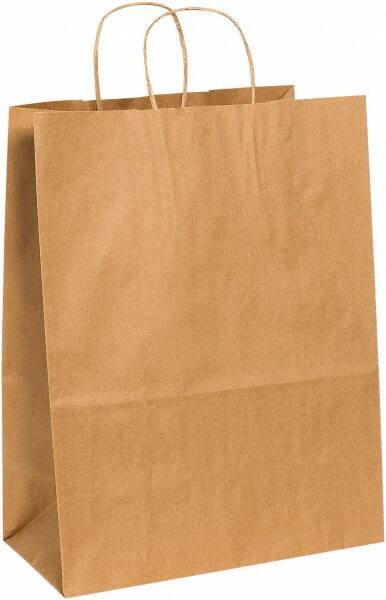 Made in USA - Kraft Grocery Bag - 13 x 7 x 17, Kraft - Best Tool & Supply