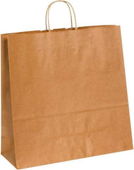 Made in USA - Kraft Grocery Bag - 16 x 6 x 15-3/4, Kraft - Best Tool & Supply