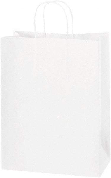 Made in USA - Kraft Grocery Bag - 10 x 5 x 13, White - Best Tool & Supply