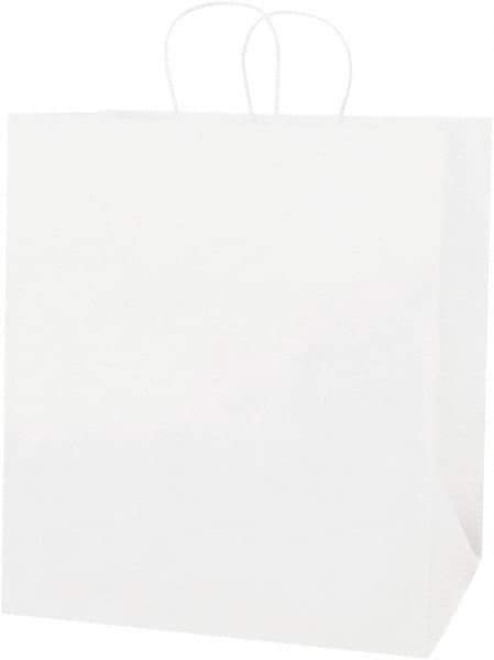 Made in USA - Kraft Grocery Bag - 14 x 10 x 15-1/2, White - Best Tool & Supply