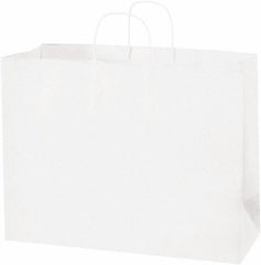 Made in USA - Kraft Grocery Bag - 16 x 6 x 12, White - Best Tool & Supply