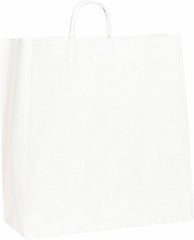 Made in USA - Kraft Grocery Bag - 18 x 7 x 18-3/4, White - Best Tool & Supply