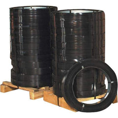 Made in USA - 760' Long x 1-1/4" Wide, Ribbon Wound Coil Steel Strapping - 5,500 Lb Capacity, 0.031" Thick - Best Tool & Supply