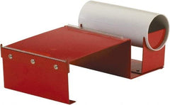 Import - 6" Wide, Single Roll, Manual Table/Desk Tape Dispenser - Metal, Unlimited Dispensed Tape Length - Best Tool & Supply