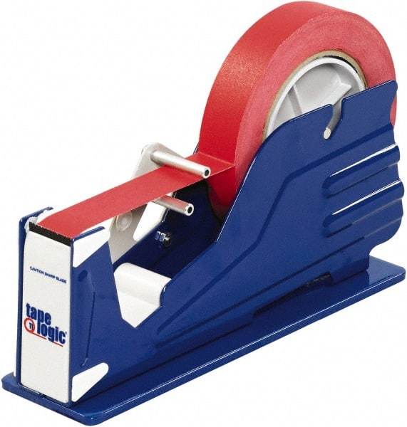 Tape Logic - 1" Wide, Single Roll, Manual Table/Desk Tape Dispenser - Metal, Unlimited Dispensed Tape Length - Best Tool & Supply