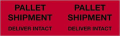 Tape Logic - 10" Long, Fluorescent Red Paper Shipping Label - For Multi-Use - Best Tool & Supply