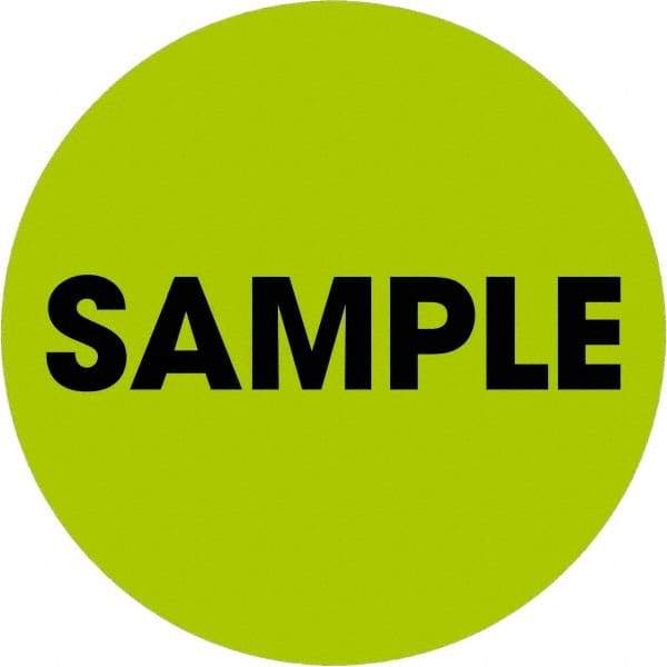 Tape Logic - 2" Long, Fluorescent Green Paper Inventory Labels - For Multi-Use - Best Tool & Supply