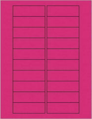 Tape Logic - 3" Long, Fluorescent Pink Paper Laser Label - For Laser Printers - Best Tool & Supply