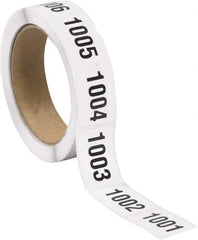 Tape Logic - 1-1/2" Long, Black/White Paper Inventory Labels - For Multi-Use - Best Tool & Supply