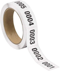 Tape Logic - 1-1/2" Long, Black/White Paper Inventory Labels - For Multi-Use - Best Tool & Supply